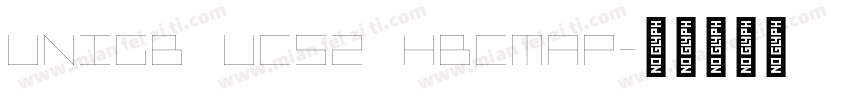 UniGB UCS2 Hbcmap字体转换